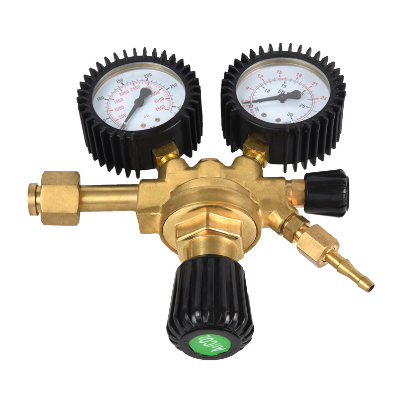 Carbon Dioxide CO2 Brass Regulator Italian Standard (Xiaogalao)