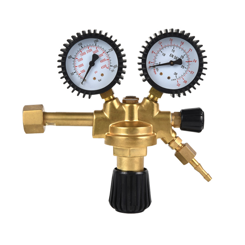 Carbon Dioxide CO2 Brass Regulator Italian Standard (Xiaogalao)